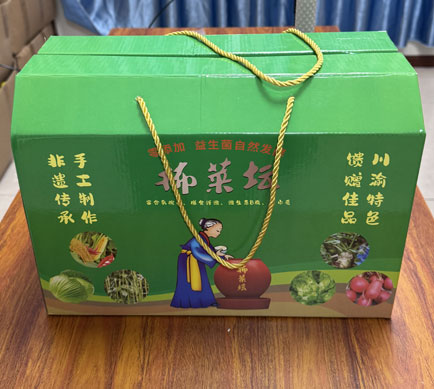 禮品盒單壇裝:禮品盒+土陶精致倒撲壇1 套+絲瓜布+篾條+280天以上益生菌發(fā)酵倒撲壇菜500g（精選）